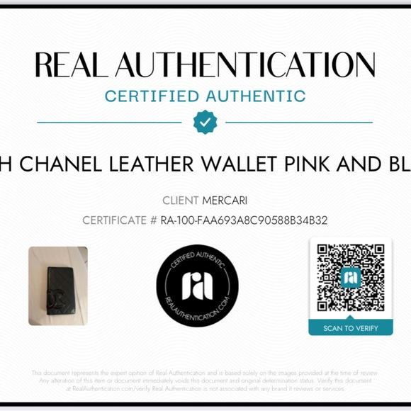 Chanel Cambon black and pink leather wallet with COA - Picture 2 of 15